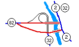 Route 2/32/82 intersection, Norwich