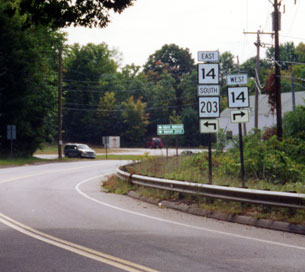 Rte. 203 at Rte. 14