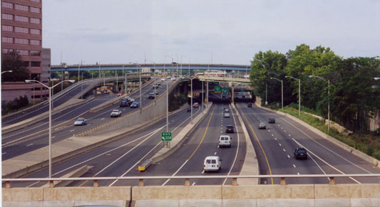 I-91 separation structure at I-84, Hartford
