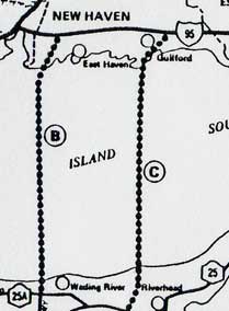 Two of five Long Island Sound bridges studied, 1979
